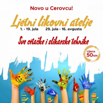 Novo u Cerovcu - Ljetnji likovni atelje!